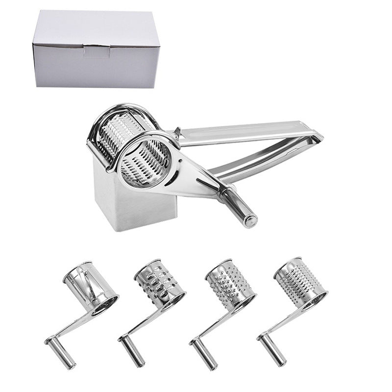Stainless Steel Manual Rotary Cheese Grater