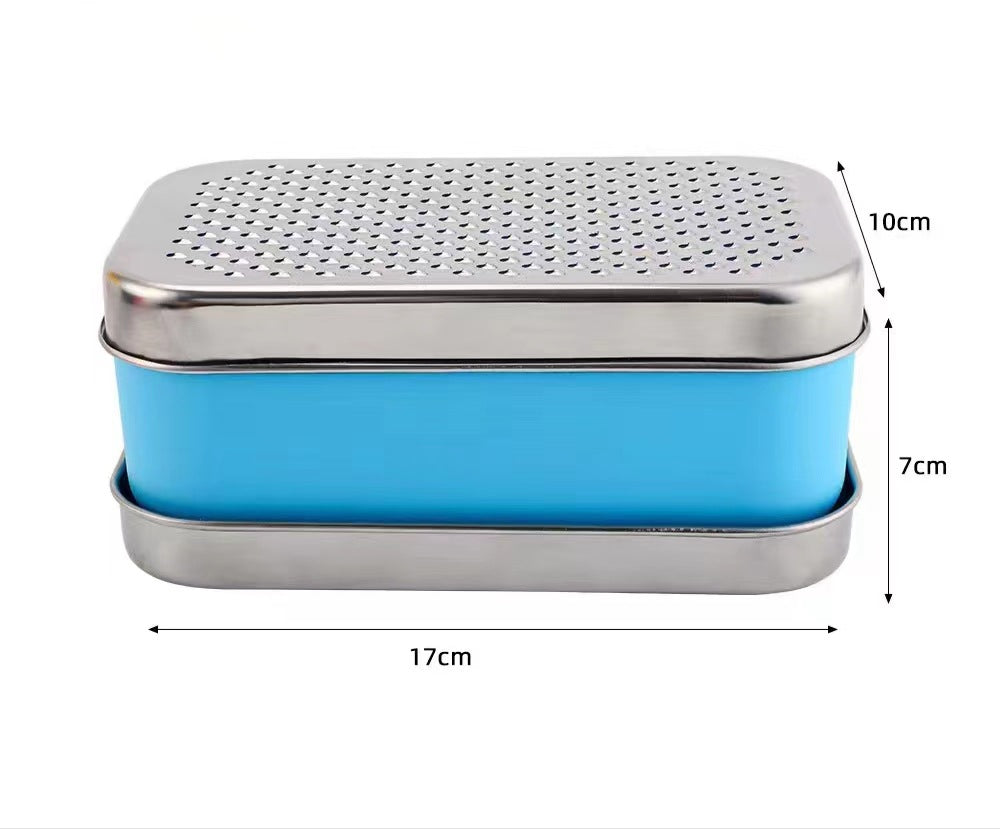 Double-sided Grater Oval Cheese Planer Rectangular Grater Cheese Grater Chopper Ginger Shredder Knife