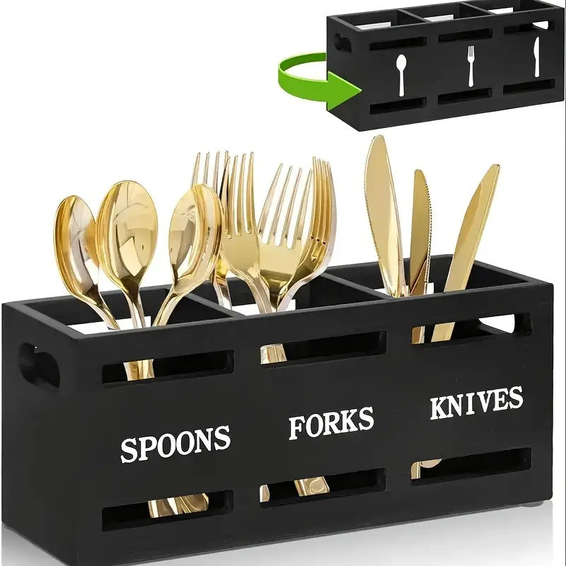 Desktop Divided Cutlery Storage Box