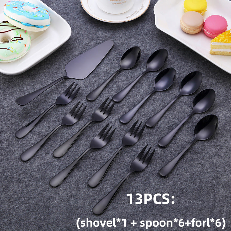 Four-piece stainless steel cutlery
