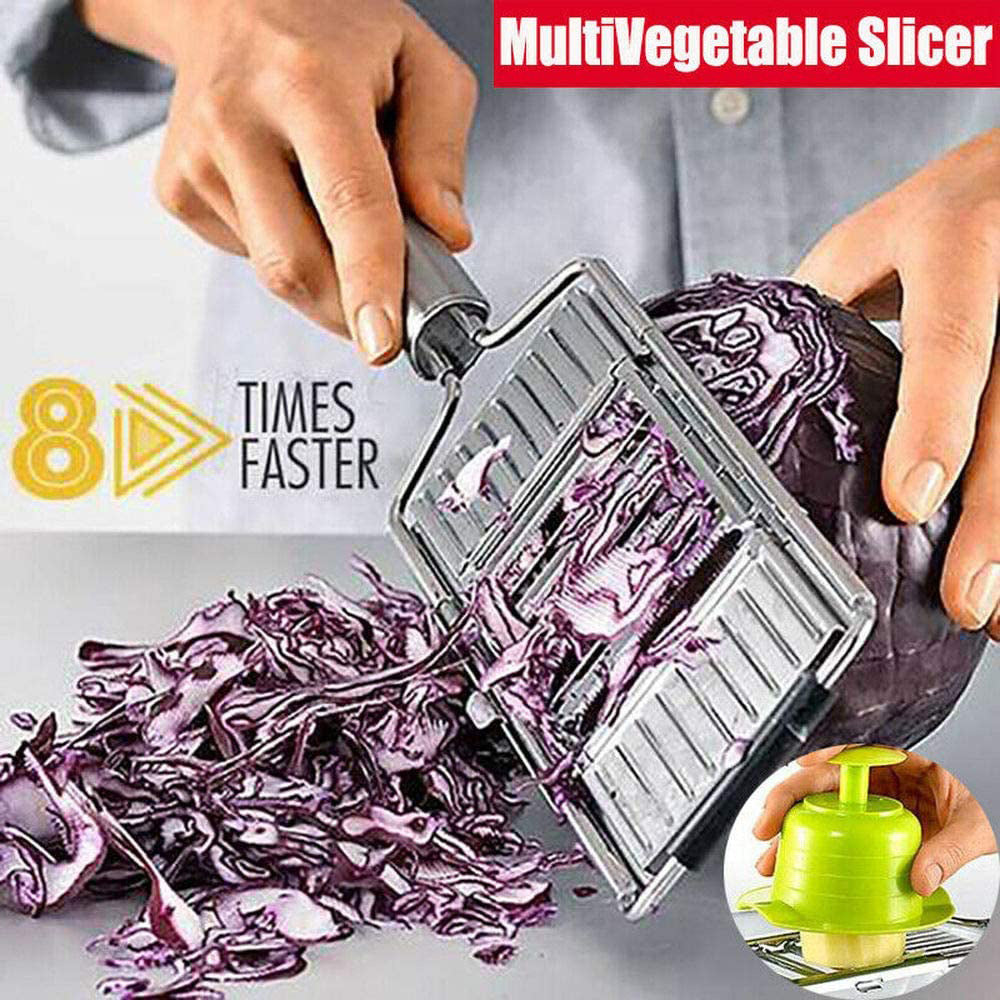 Multifunctional Stainless Steel Grater, Cutting And Slicing Integrated Device
