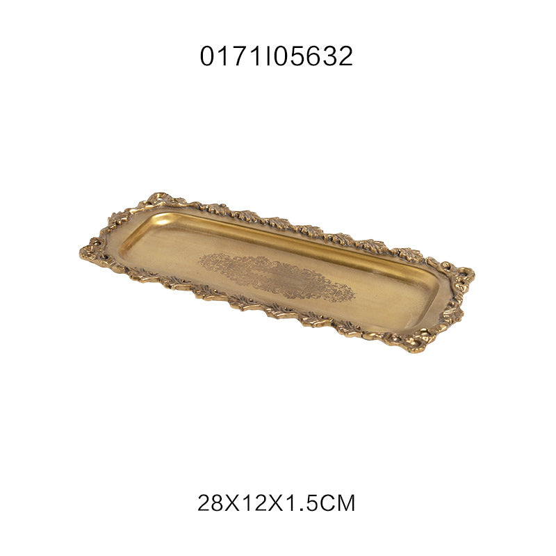 India Imported Brass Tray Storage Tank Ornaments
