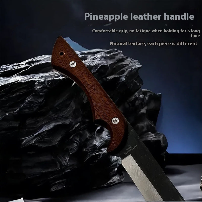 Forged High Manganese Steel Outdoor Machete Camping Firewood Chopping Anti-rust High Hardness