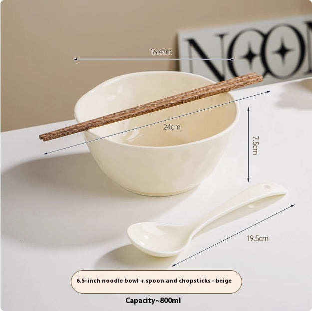 Household Ceramic Good-looking Noodle Bowl
