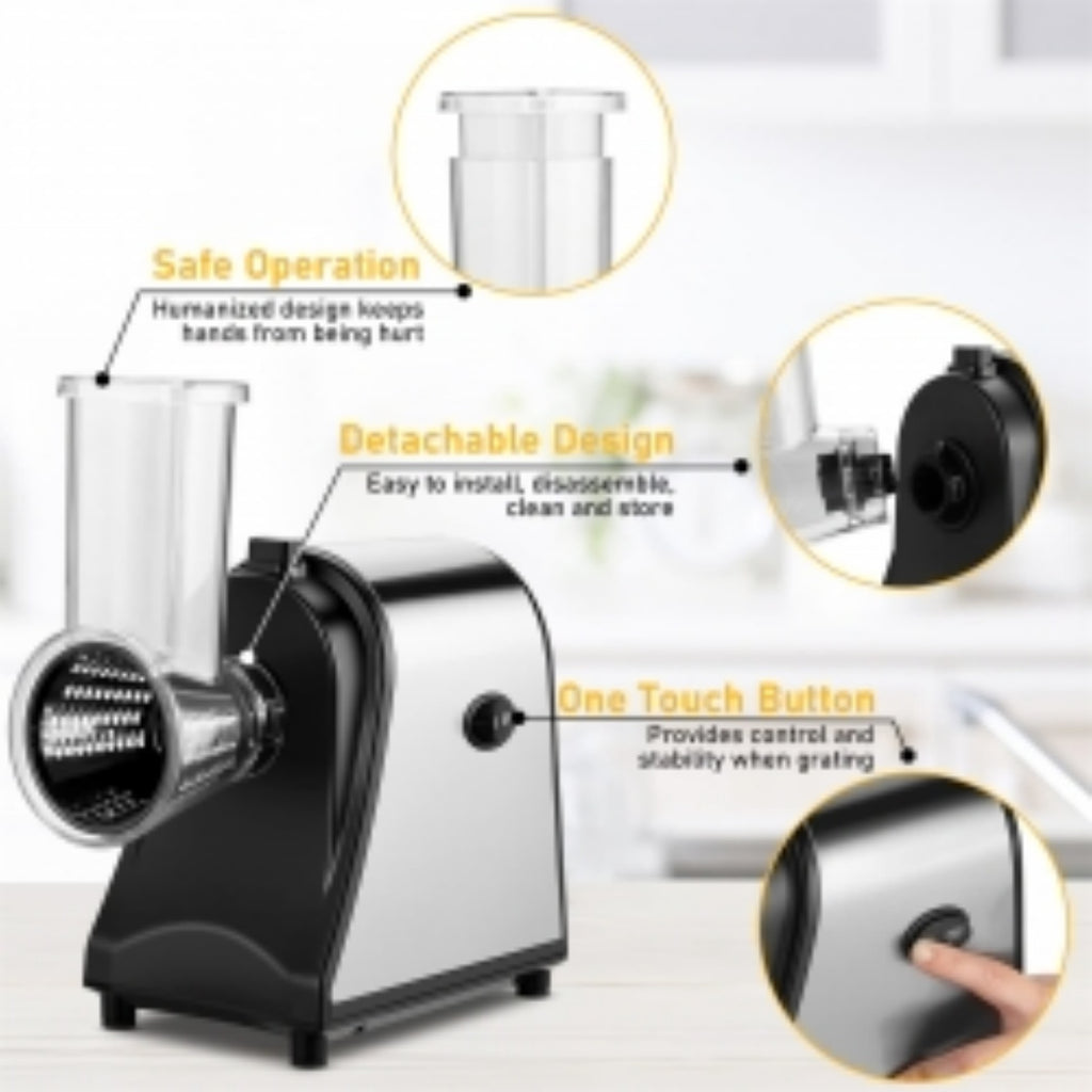 1 0 0 0W Electric Grater Vegetable Food Rotary Drum Grater Chopper Slicer MAX CUT