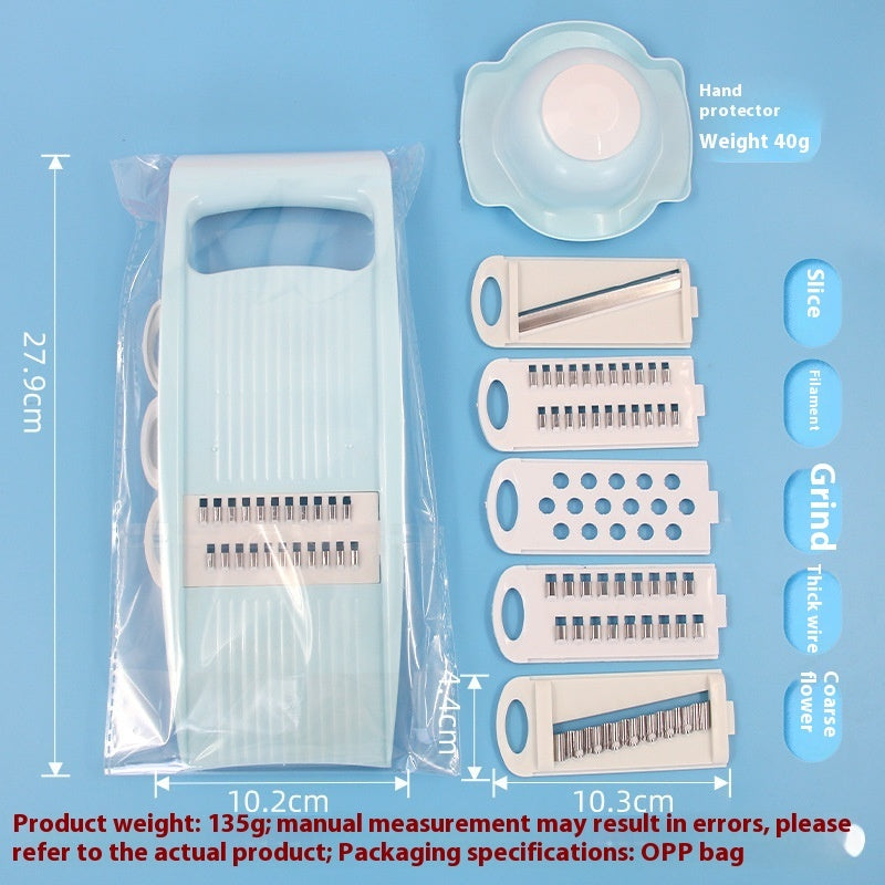 Kitchen Grater Household Slicer Multi-functional Hand Guard