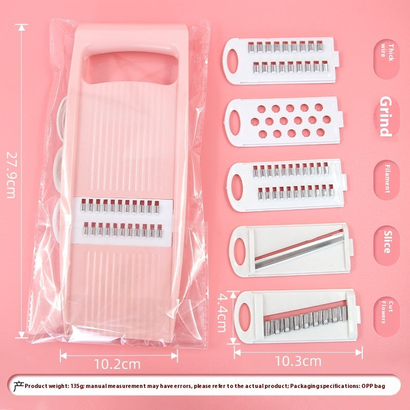 Kitchen Grater Household Slicer Multi-functional Hand Guard