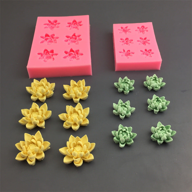 Ice Cream Mousse Cake Aromatherapy Candle Gypsum Resin Decorative Mold
