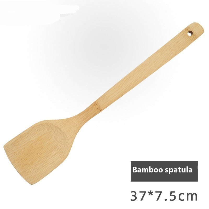 Household High-temperature Resistant Unpainted Bamboo Shovel