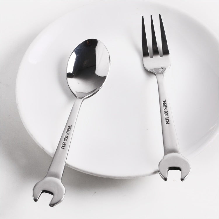 Small Spoon Creative Wrench Gift Cutlery Set Stainless Steel