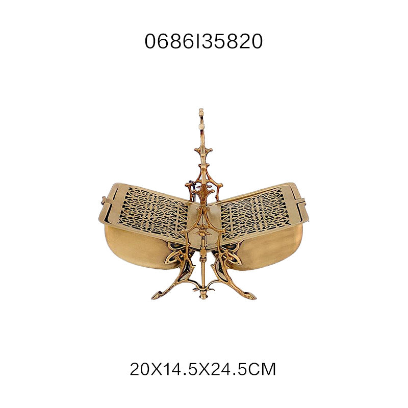 India Imported Brass Tray Storage Tank Ornaments