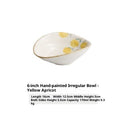 Ceramic 6-inch Shallow-handled Household Hand-painted Fruit Bowl
