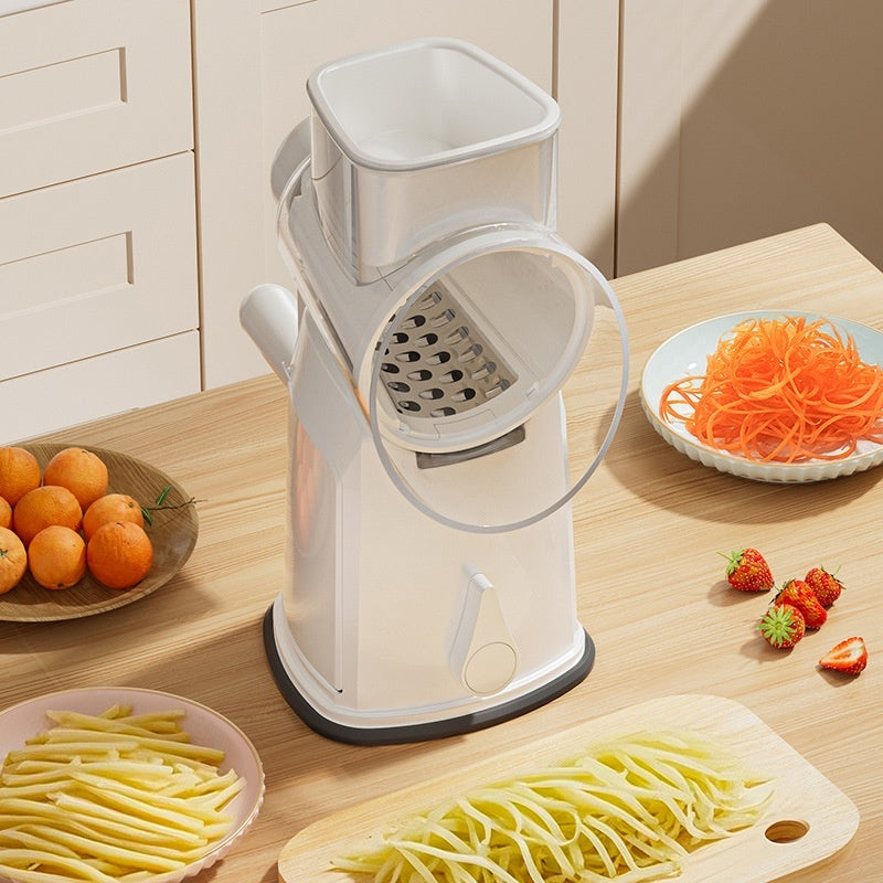 Multi-functional Vegetable Cutter Hand Roller Grater Slicer
