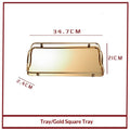 Gold Silver Storage Stainless Steel Tray