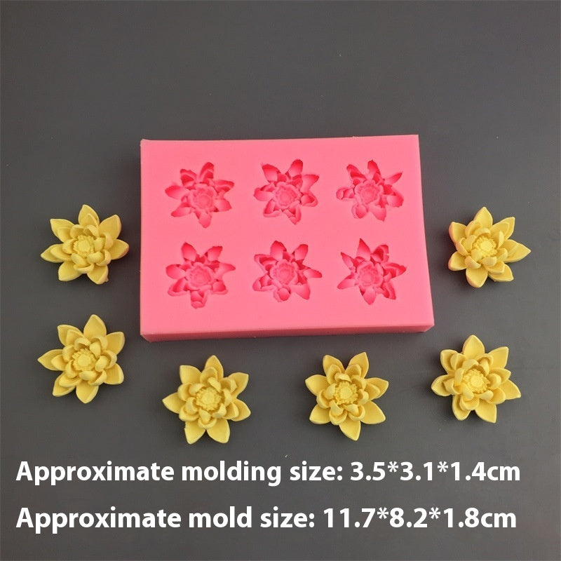 Ice Cream Mousse Cake Aromatherapy Candle Gypsum Resin Decorative Mold