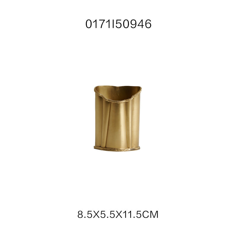 India Imported Brass Tray Storage Tank Ornaments