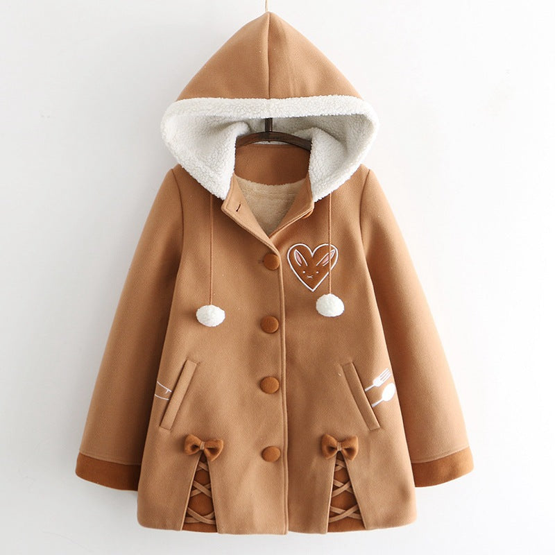 Cutlery wool wool coat