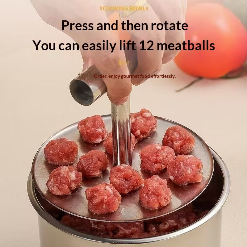 Stainless Steel Meatball Press For Home Kitchens