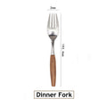 Stainless Steel Cutlery Set With Log Handle