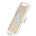 Flat Cutting Board Sliced Potatoes Radish Grater