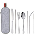 Amazon Cross-border Stainless Steel Cutlery 7-piece Set