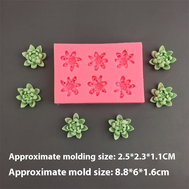 Ice Cream Mousse Cake Aromatherapy Candle Gypsum Resin Decorative Mold