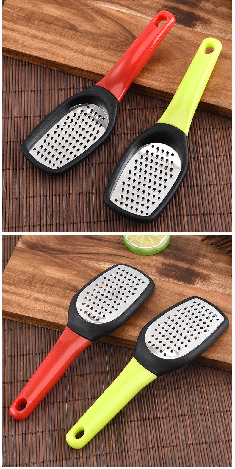 Stainless Steel Cheese Grater Creative Style Cheese Grater Plastic Lemon Peeler