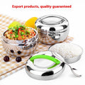 Stainless Steel Lunch Box Portable Double-layer Insulated Bento Box