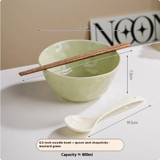 Household Ceramic Good-looking Noodle Bowl