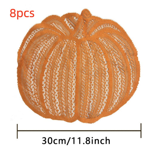 Pumpkin Placemat Woven For Home And Dining