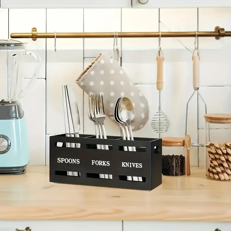 Desktop Divided Cutlery Storage Box