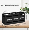 Desktop Divided Cutlery Storage Box