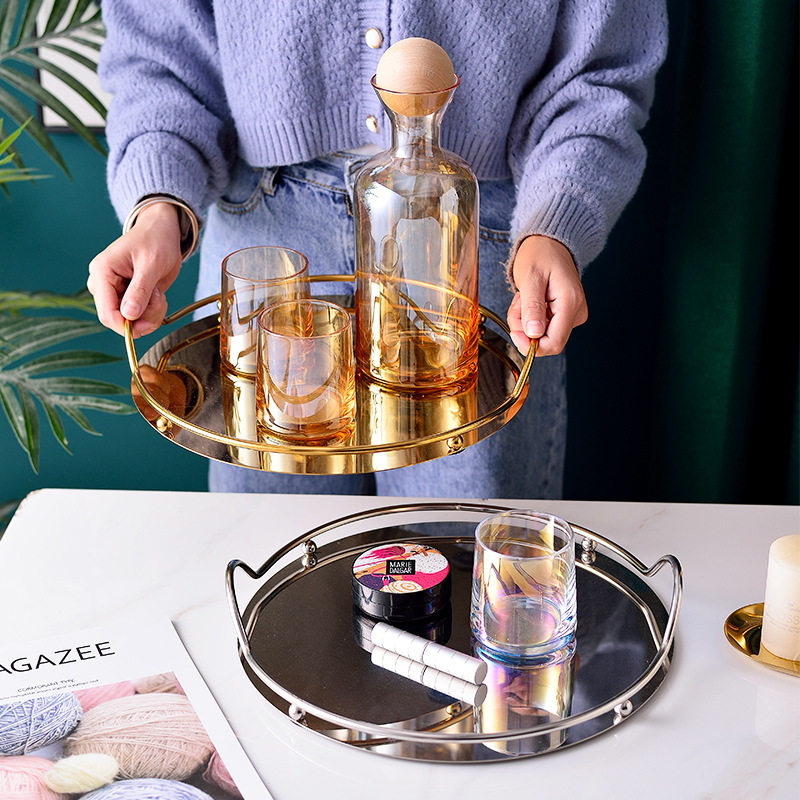 Gold Silver Storage Stainless Steel Tray