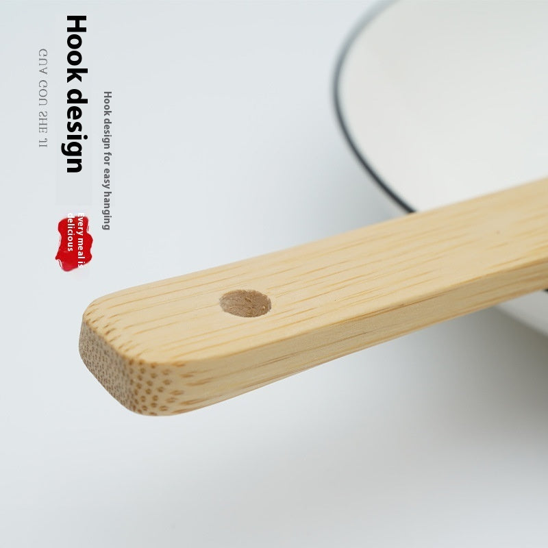 Household High-temperature Resistant Unpainted Bamboo Shovel