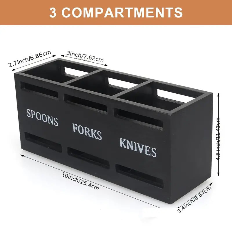 Desktop Divided Cutlery Storage Box