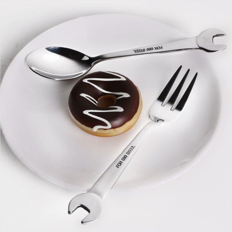 Small Spoon Creative Wrench Gift Cutlery Set Stainless Steel