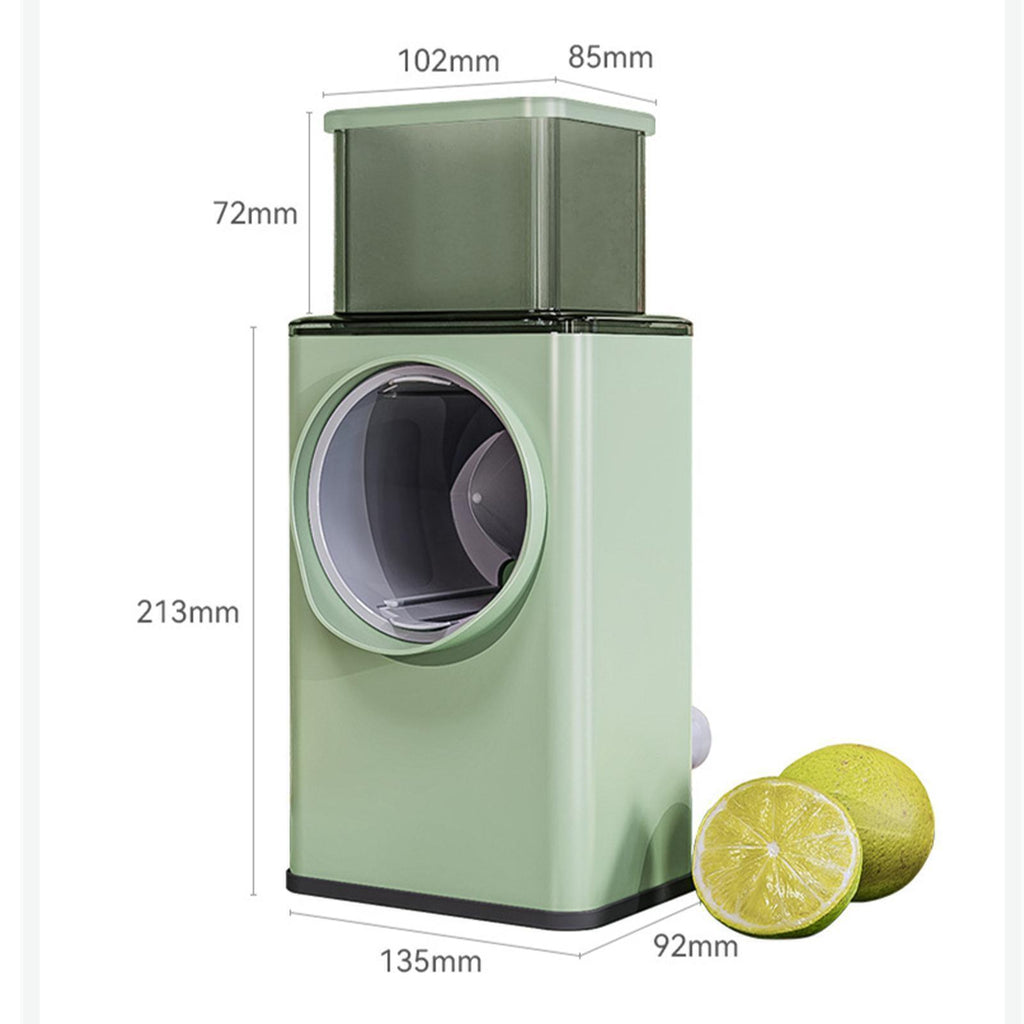 Multifunction Vegetable Cutter Slicer Hand Rotary Grater Shredder Roller N Q1Q4
