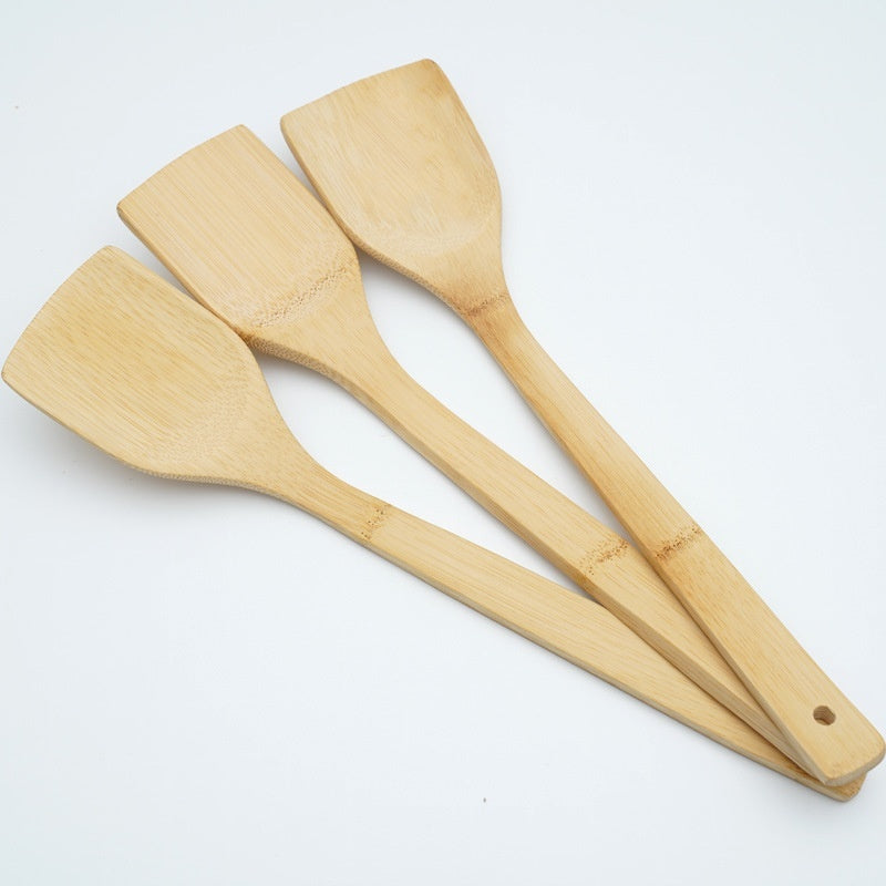 Household High-temperature Resistant Unpainted Bamboo Shovel