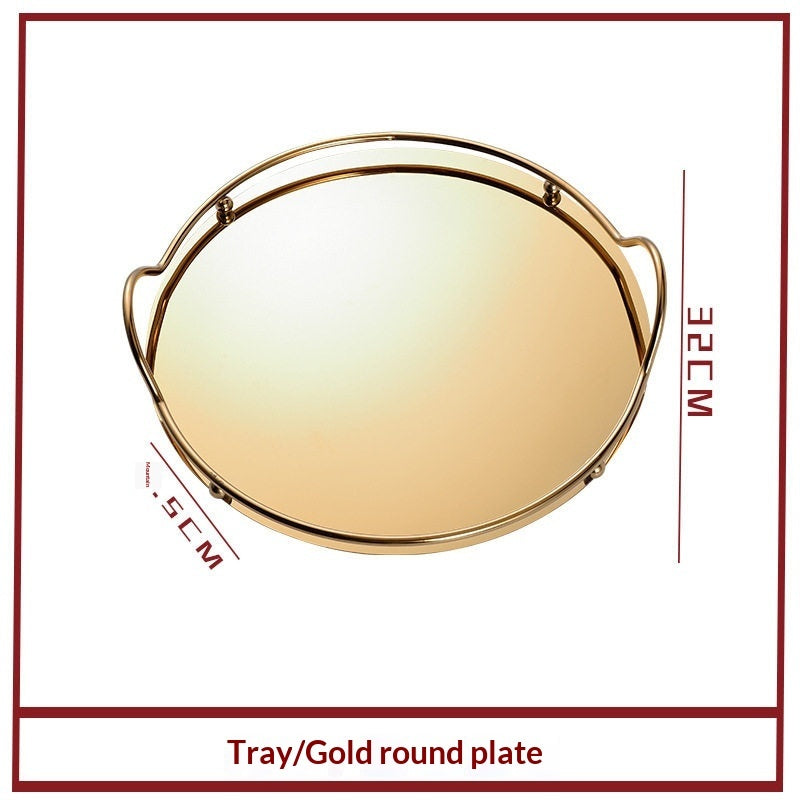 Gold Silver Storage Stainless Steel Tray