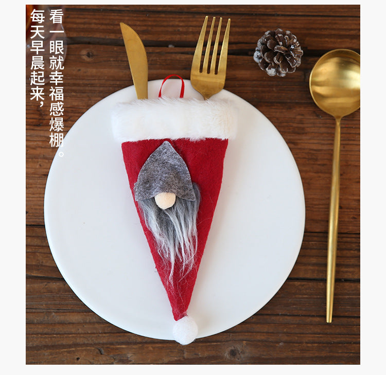 Faceless Doll Cutlery Set Cutlery Bag