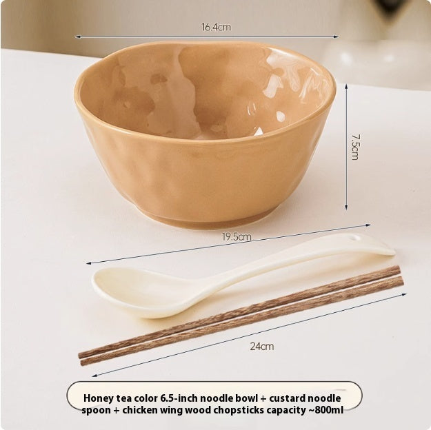 Household Ceramic Good-looking Noodle Bowl