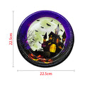 Paper Plate Dinner Plate Cup Tablecloth Cutlery Set