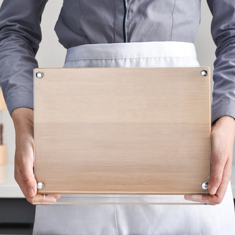 Bamboo Double-sided Acrylic Magnetic Knife Holder