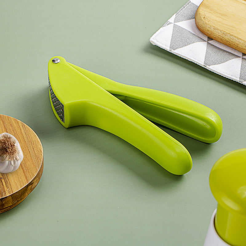 Stainless Steel Portable Non-slip Handle Kitchen Accessories Garlic Press Multifunction Manual Ginger Grinding Grater