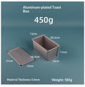 Rectangular Toast Box With Lid Commercial Bread Mold