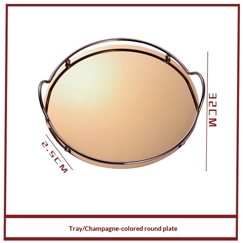 Gold Silver Storage Stainless Steel Tray