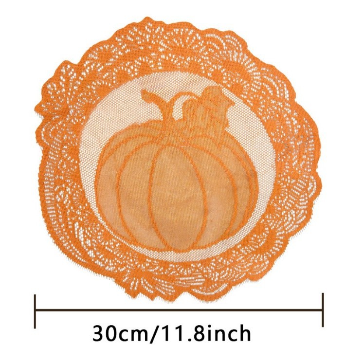 Pumpkin Placemat Woven For Home And Dining